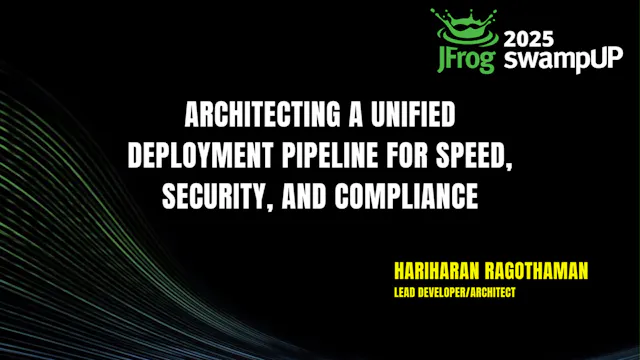 Hariharan Ragothaman - Architecting a...