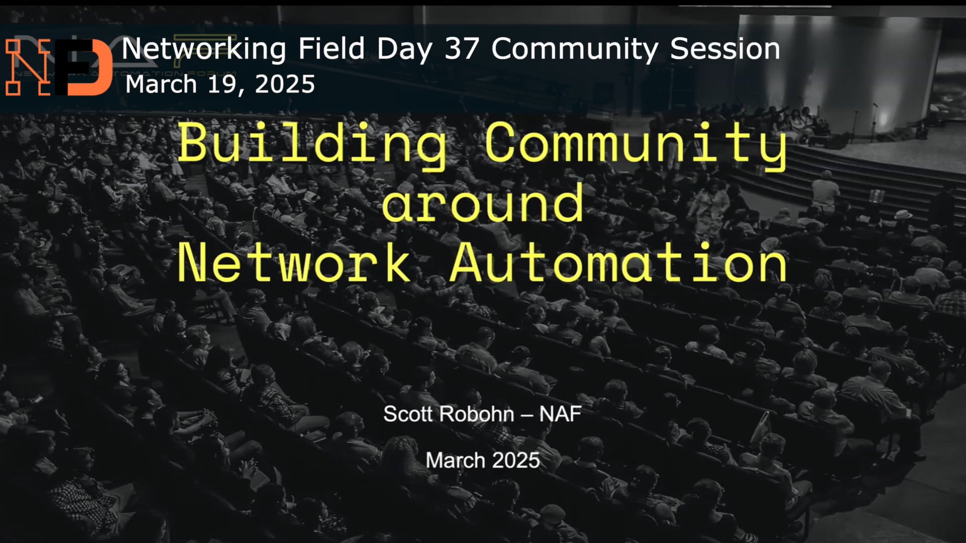 Building a Community Around Network Automation with NAF