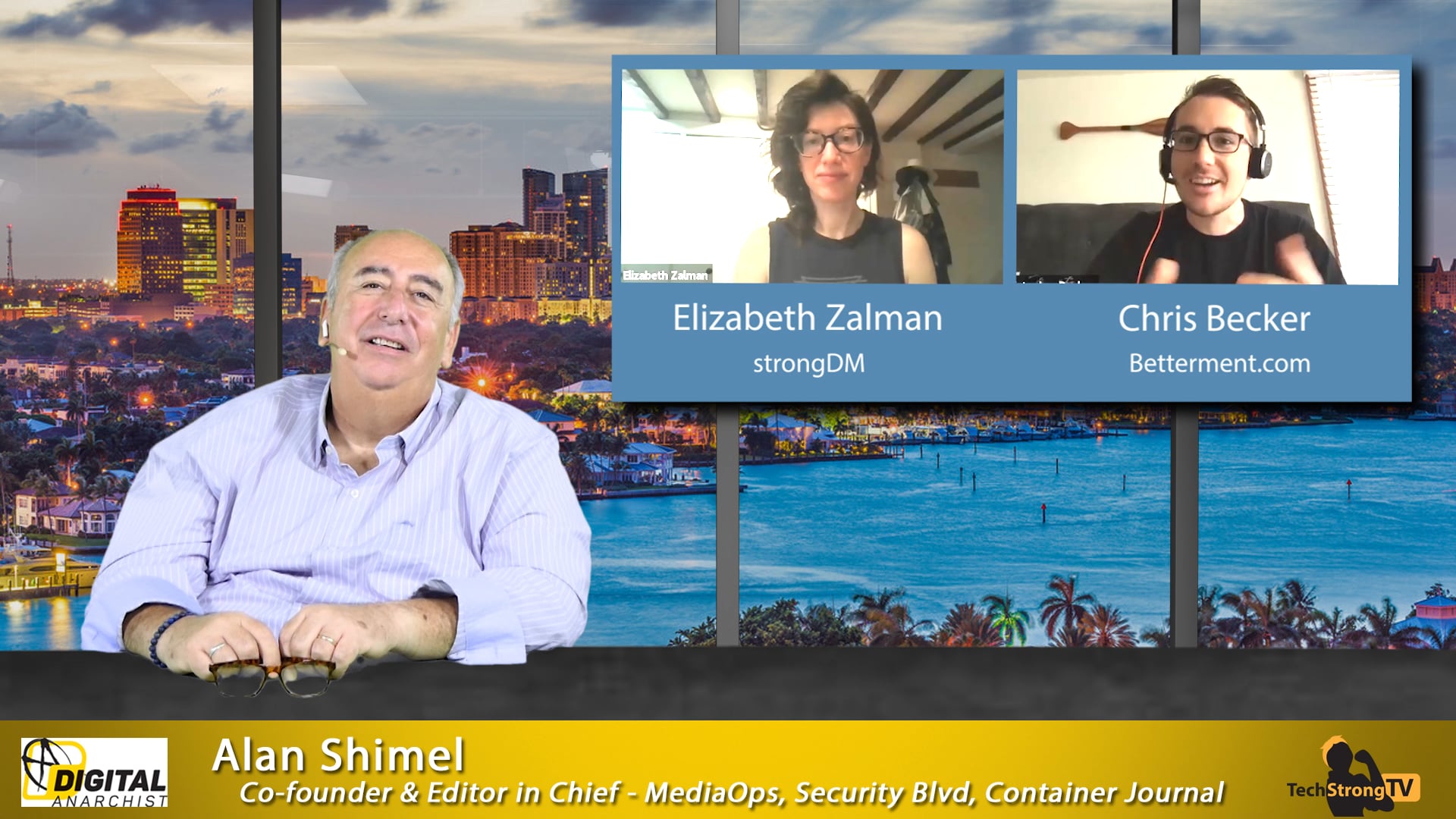 Elizabeth Zalman & Chris Becker - Techstrong TV
