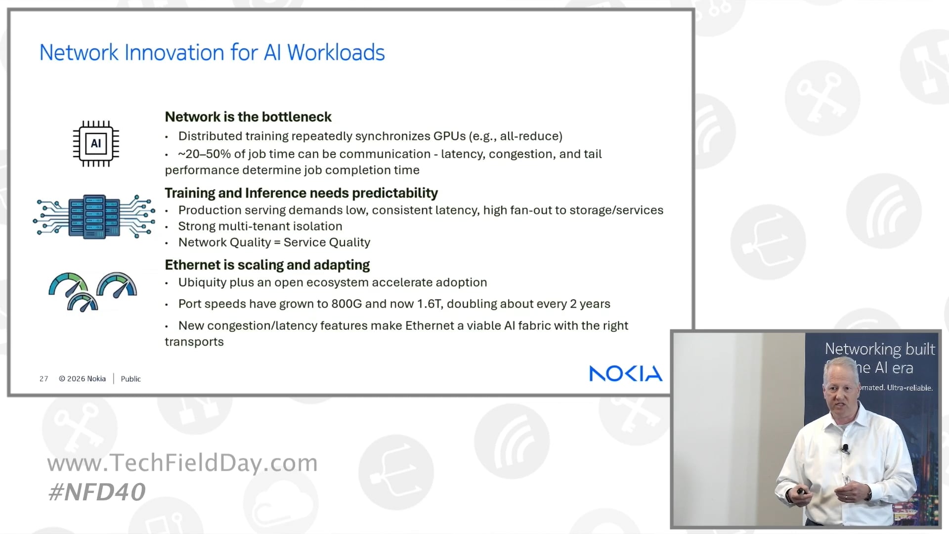 Ethernet and its Evolution to Support Nokia AI Networking
