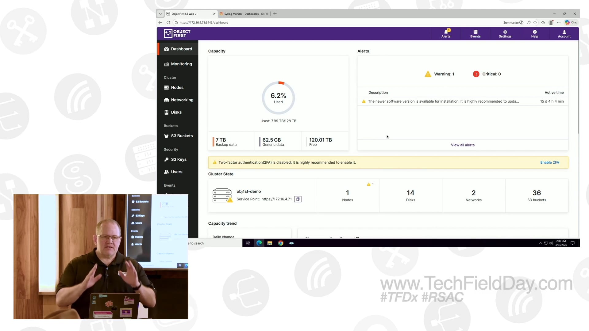 Object First Honeypot Demo with Geoff Burke