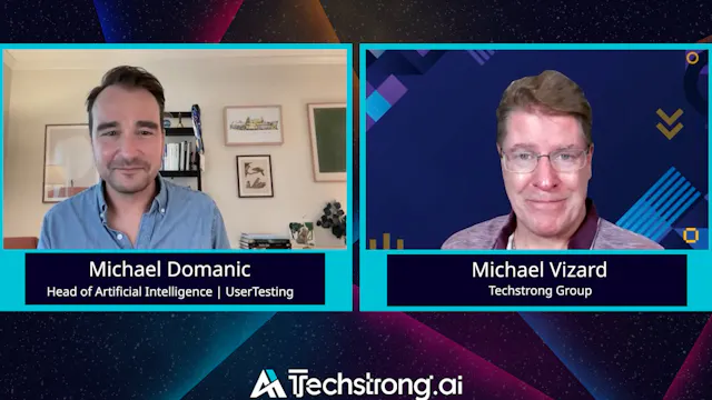 UserTesting Head of AI Michael Domani...