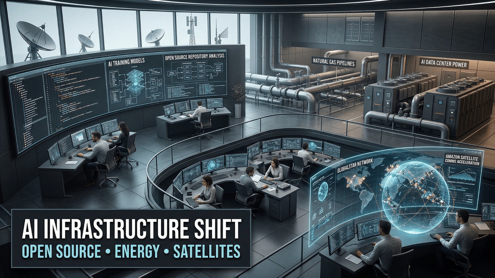 AI Pressures Open Source, Tests Google’s Energy Strategy and Fuels Amazon’s Satellite Ambitions