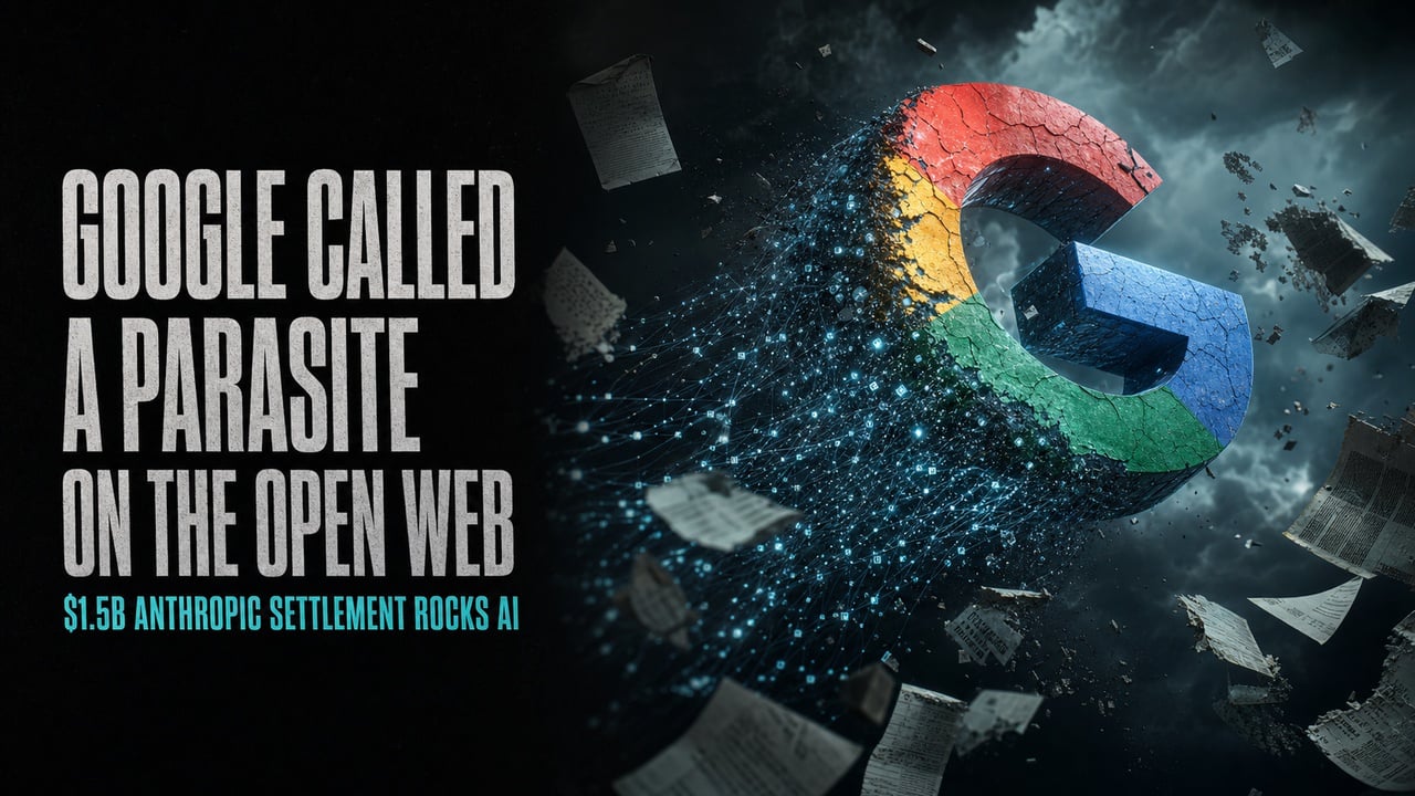 Google's AI Extraction Problem, the Anthropic Copyright Settlement, and 2027 Budget Volatility