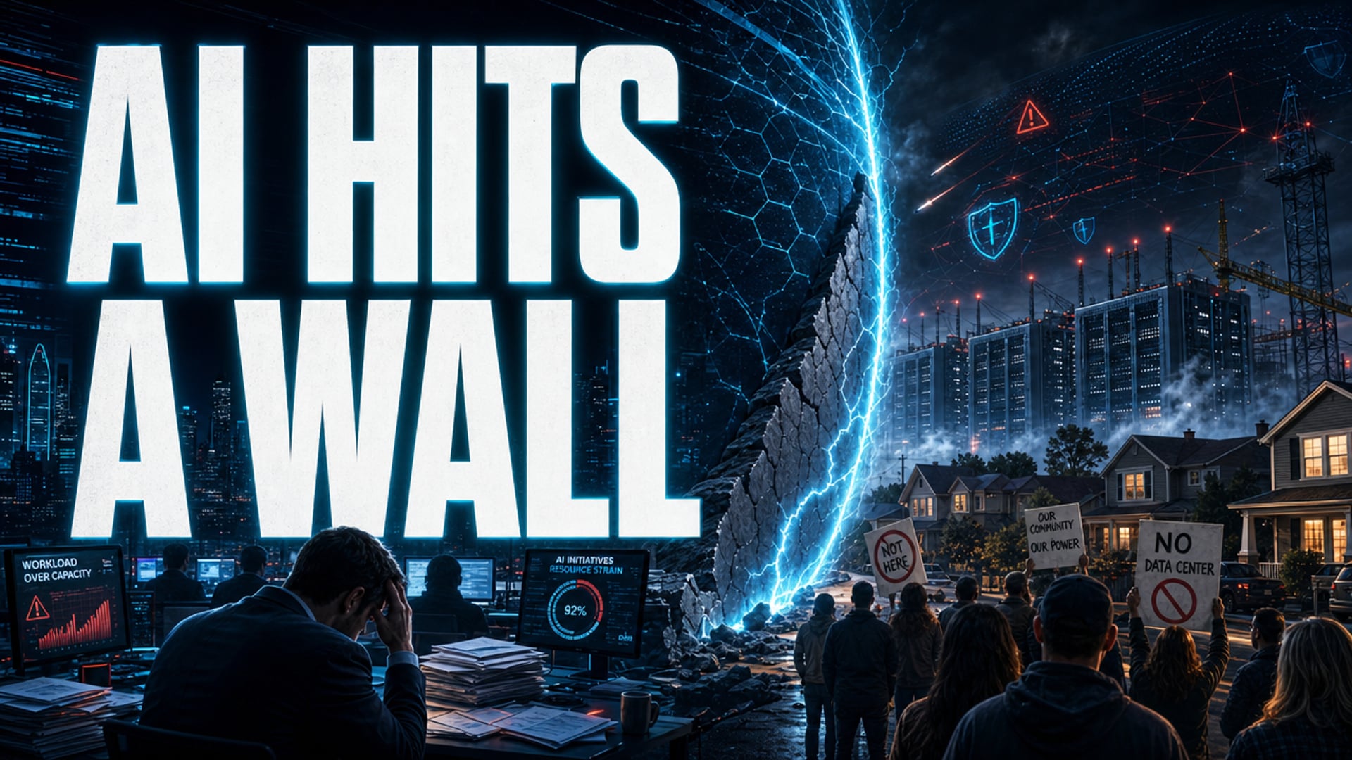 AI Hits a Human Wall, Data Center Backlash Grows and OpenAI Fires Back