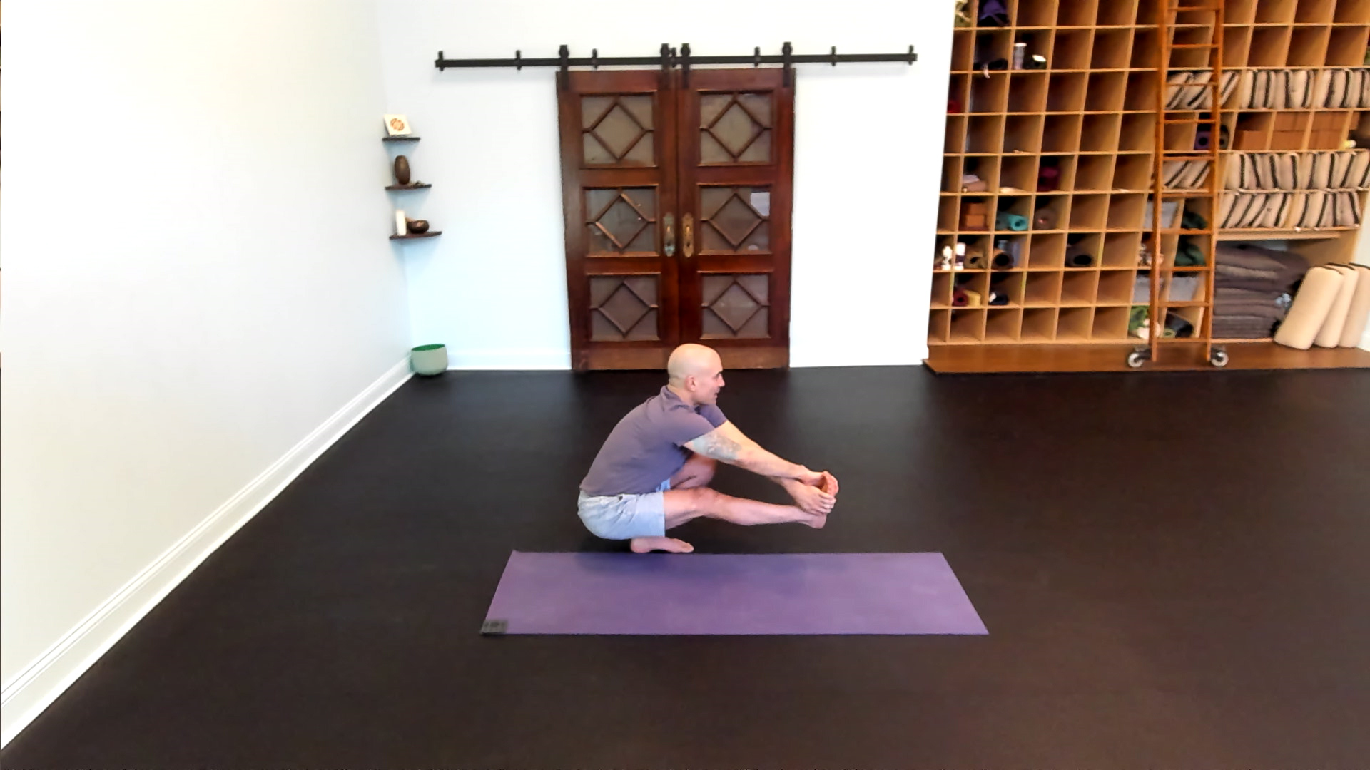 Vigorous with Jim: Sun Salutes, Standing and Balancing Poses 45-minute