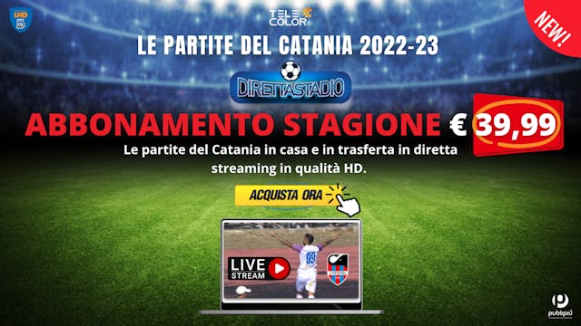 Abbonamento Catania 2022/2023