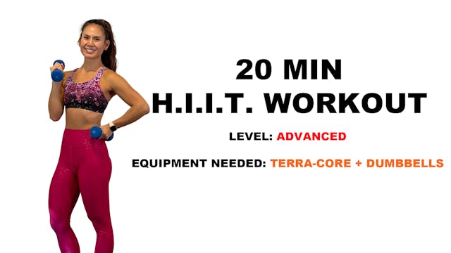 Advanced HIIT Workout (20min)