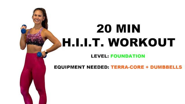 Foundation HIIT Workout (20min)