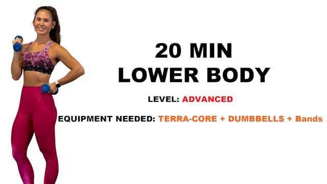 Advanced Lower Body Workout (20min) 