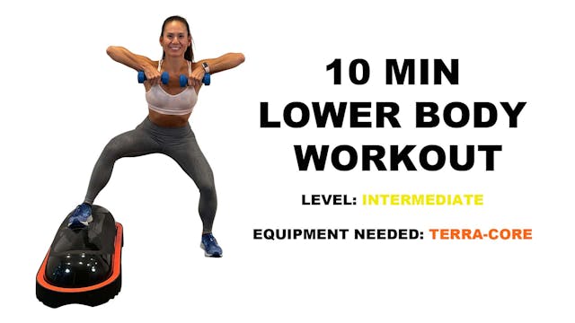 Intermediate Lower Body Workout (10min) 