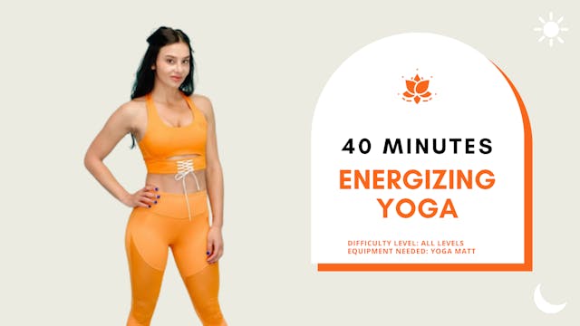 Yoga (energizing), All Levels (40min) 