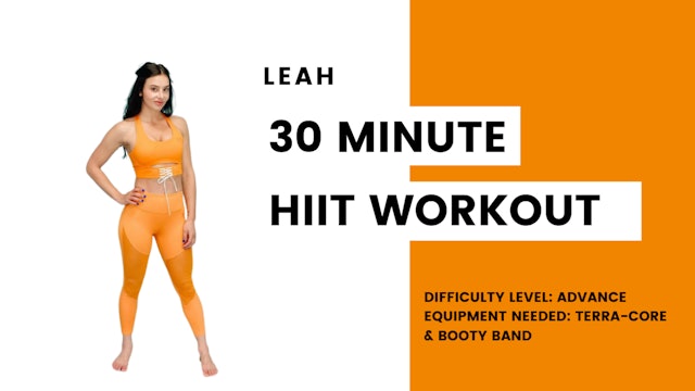 Intermediate HIIT Workout (30min)