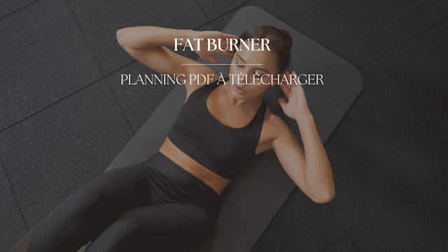 FAT BURNER PLANNING PDF