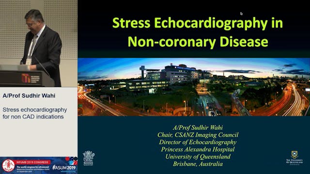 Stress echocardiography for non CAD i...