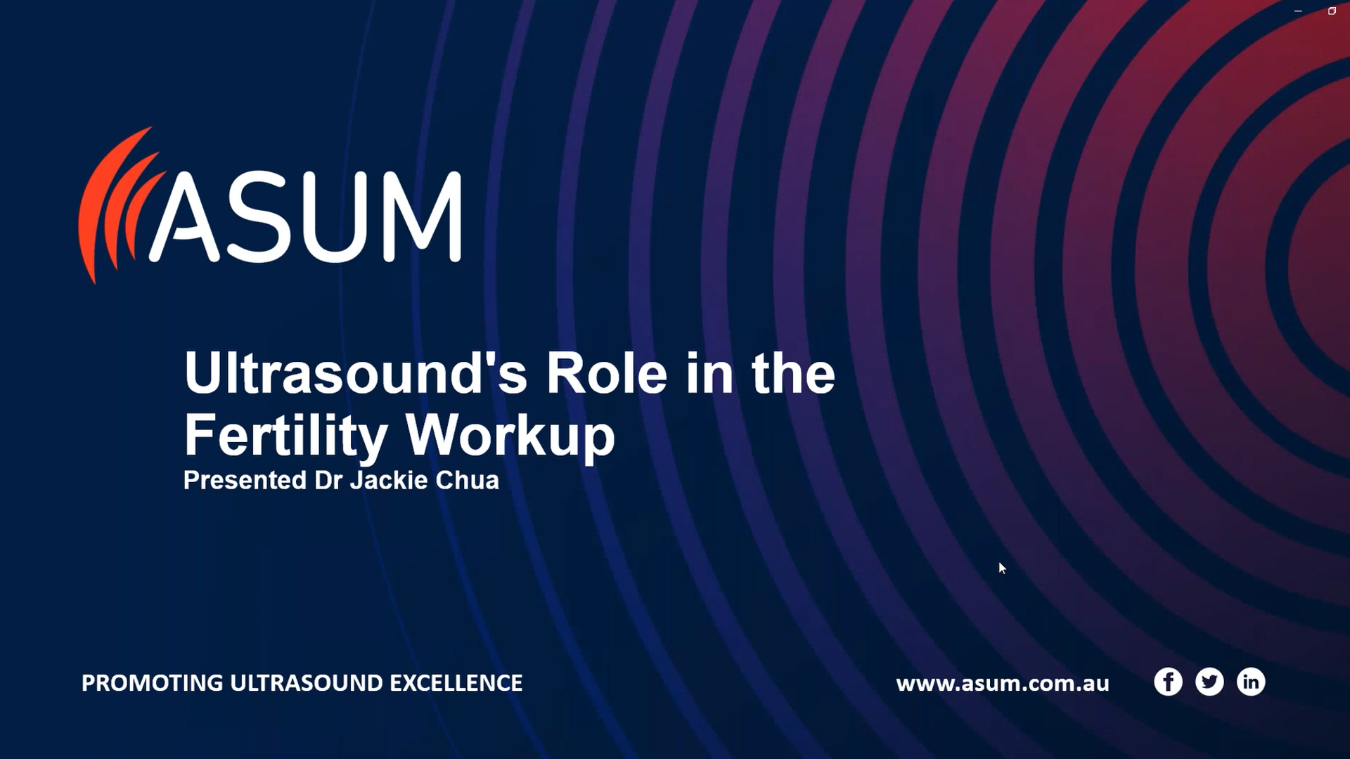 Ultrasound's Role in the Fertility Workup