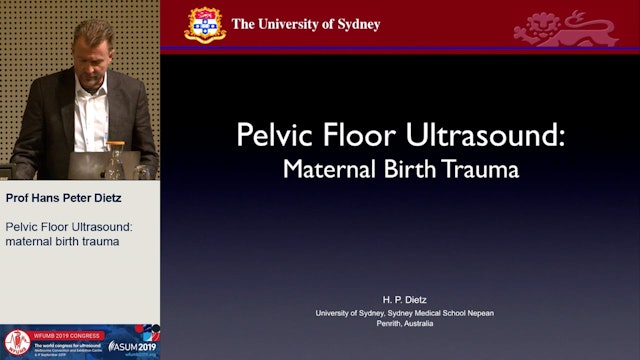 Pelvic floor ultrasound: essentials