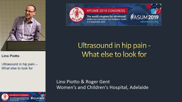 Hip ultrasound in hip pain - What else to look for
