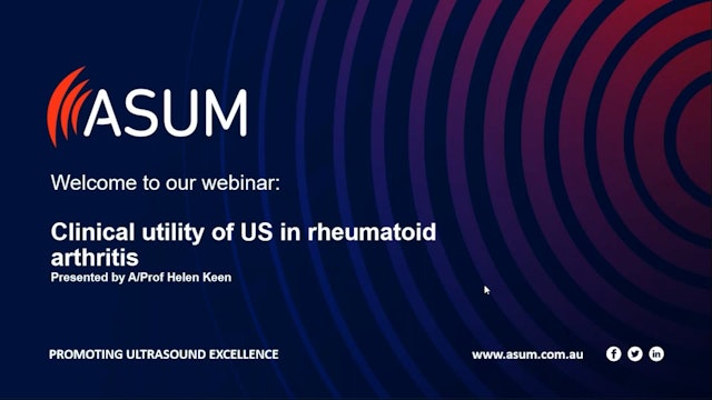 Clinical utility of US in rheumatoid arthritis