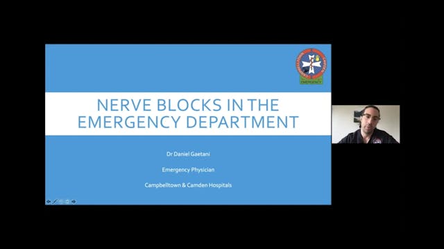 Nerve Blocks in the Emergency Department