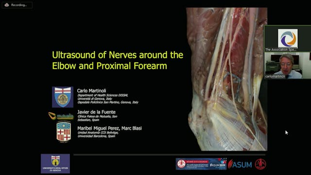 Ultrasound of Nerves around the elbow...
