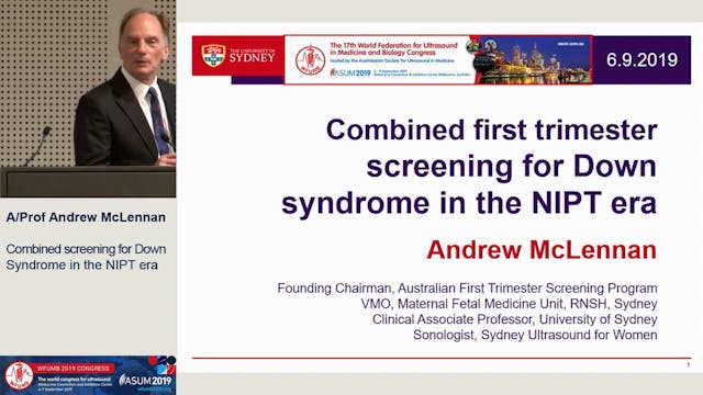 Combined screening for Down syndrome ...