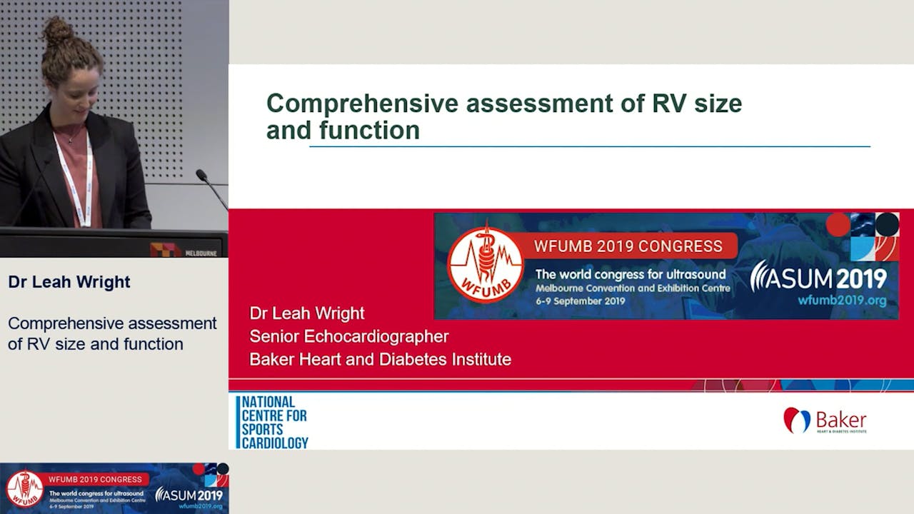 Comprehensive assessment of RV size and function - ASUMDrive