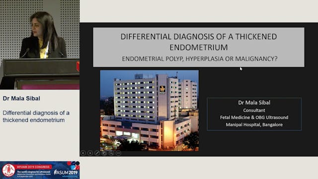 Differential diagnosis of a thickened...