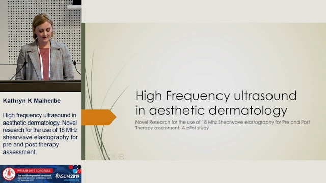 High frequency ultrasound in aesthetic dermatology.