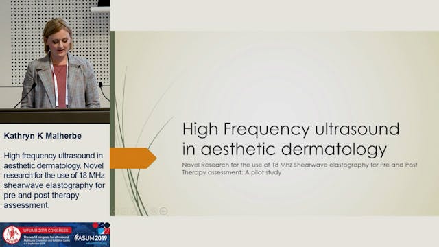 High frequency ultrasound in aestheti...