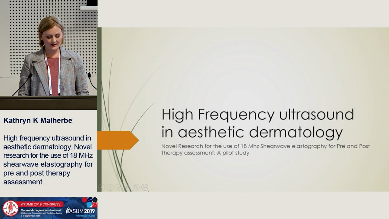 High frequency ultrasound in aesthetic dermatology. ASUMDrive