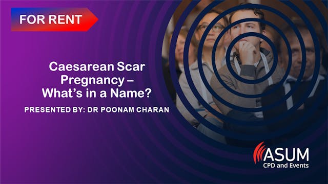 Caesarean Scar Pregnancy - What's in a Name?