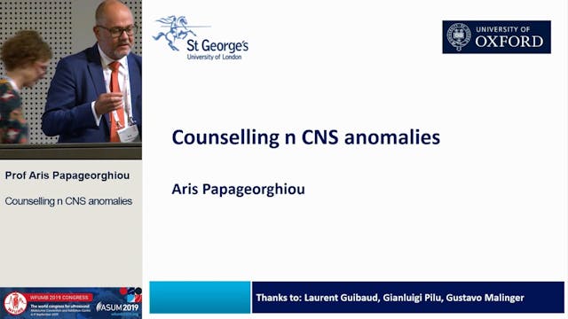 Counselling after diagnosis of a CNS ...