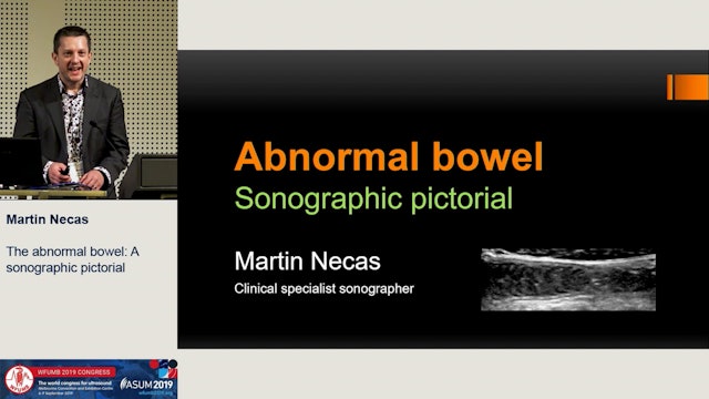 The abnormal bowel: A sonographic pictorial