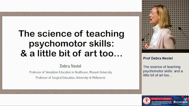 The science of teaching psychomotor skills ñ and a little bit of art too