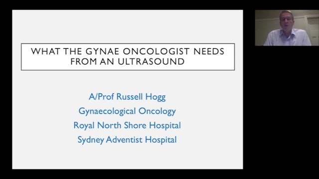 What the Gynaecologist Oncologist needs from an ultrasound?