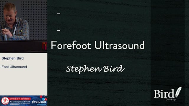 Forefoot ultrasound
