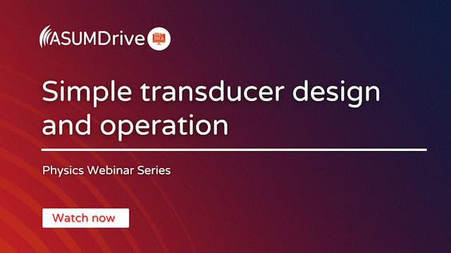 Simple transducer design and operation