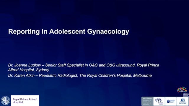 Adolescent Gynae Reporting