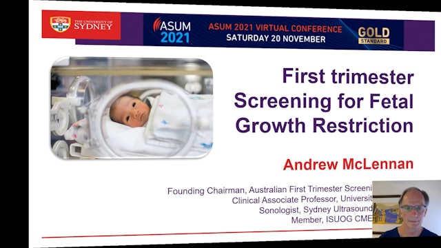 First Trimester Screening for Fetal Growth Restriction