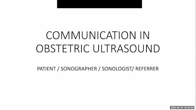 Sonologist perspective - interim reports; expectations on sonographers, Q&A