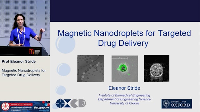 Magnetic nanodroplets for targeted drug delivery