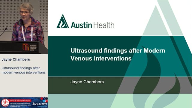 Ultrasound findings after modern veno...