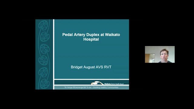 Pedal Artery Duplex at Waikato Hospital