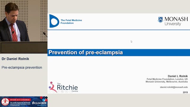 Pre-eclampsia prevention