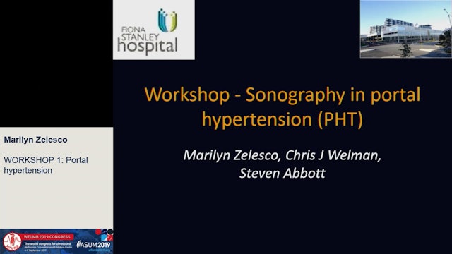 Workshop 1: Portal hypertension