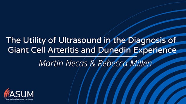 Ultrasound in giant cell arteritis. I...