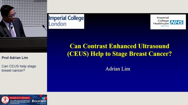 Can CEUS help stage breast cancer?