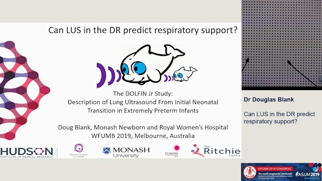 Can LUS in the DR predict respiratory support?