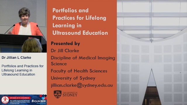 Portfolios and practices for lifelong learning in ultrasound education